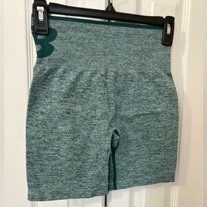 New Balance Heathered Green Bike Shorts